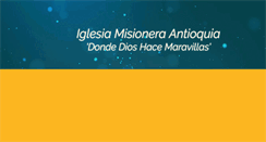 Desktop Screenshot of ministeriosantioquia.org